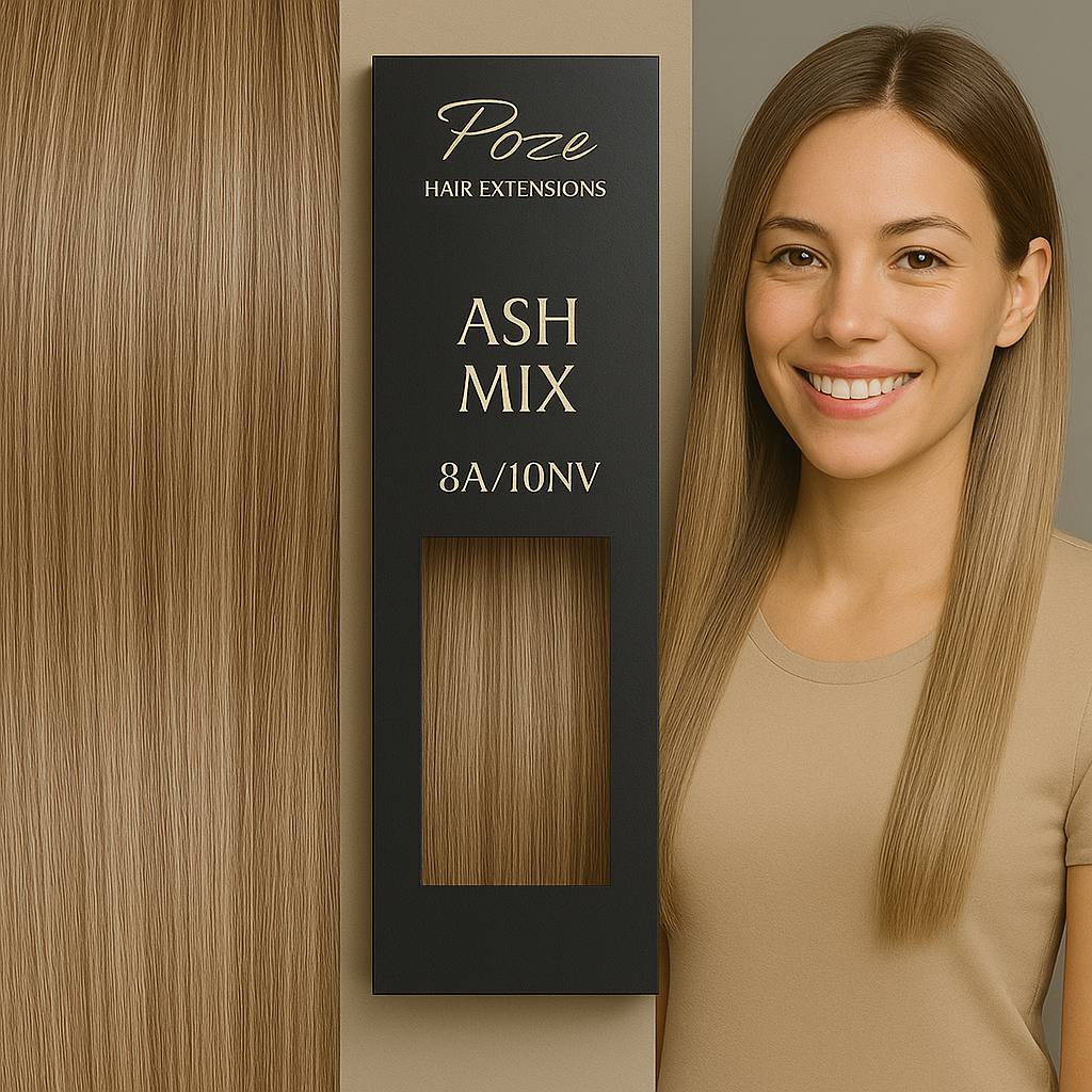 Micro Ring Extensions Premium - 8A/10NV Askeblanding