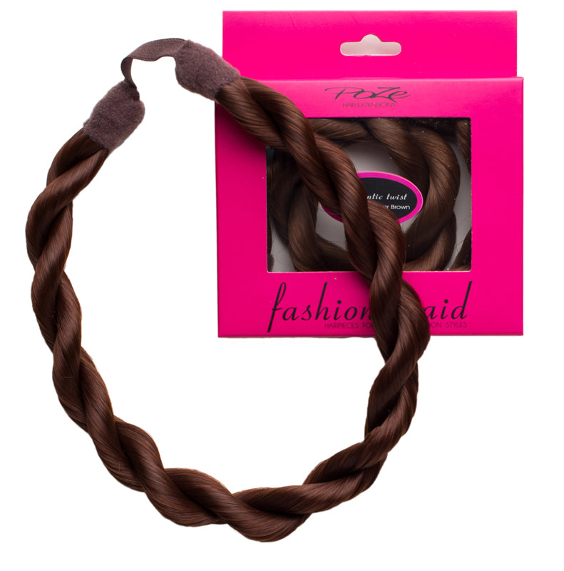 Poze Fashion Flette - Romantisk Twist Kastanjebrun 4RG