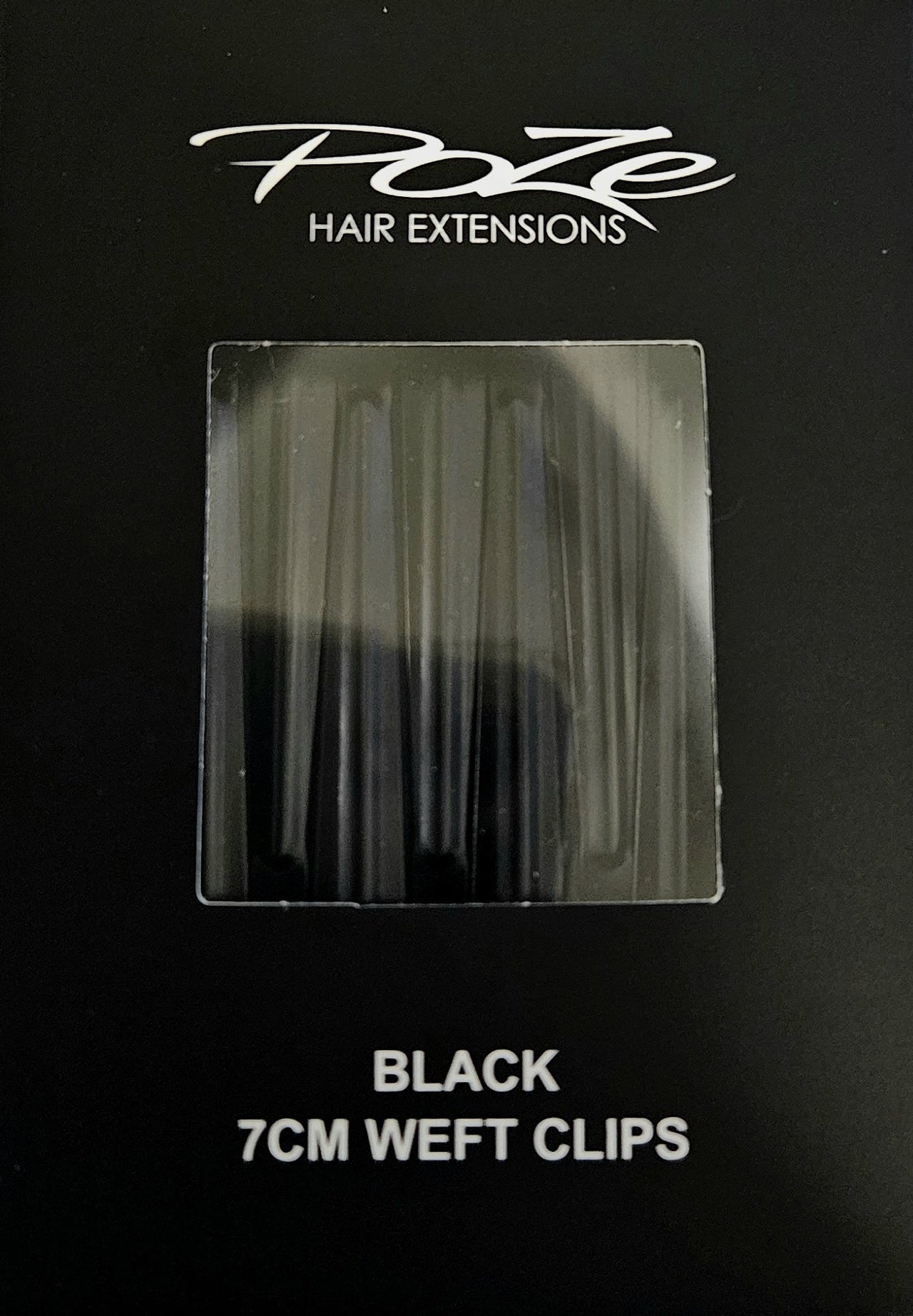 Poze Hårspenner - Svart - 10 stk