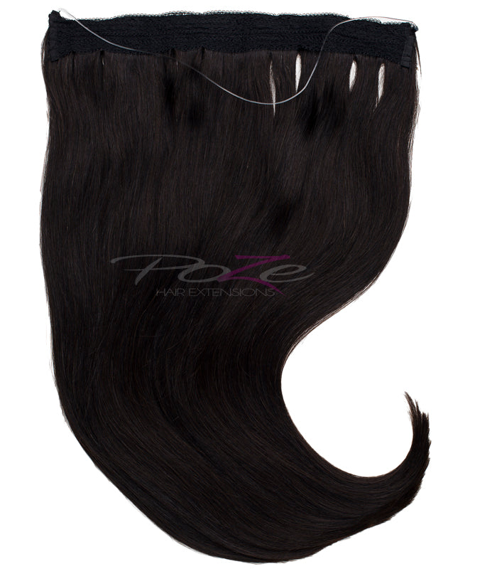Poze Standard Wire & Clip Extensions - 1B Midnattsbrun