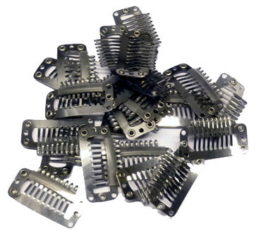 Single Clips Sølv - 12 stk