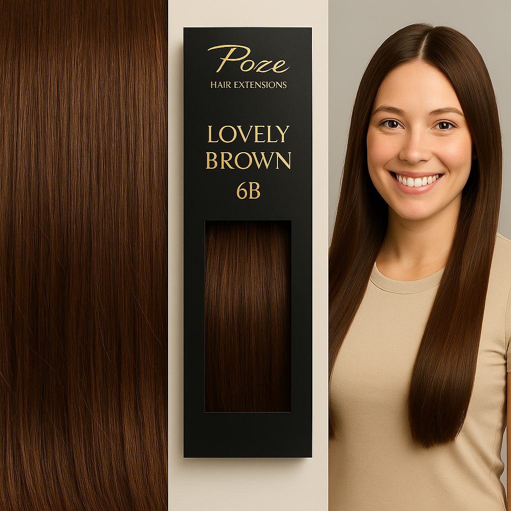 Micro Ring Extensions Premium - 6B Vakker Brun
