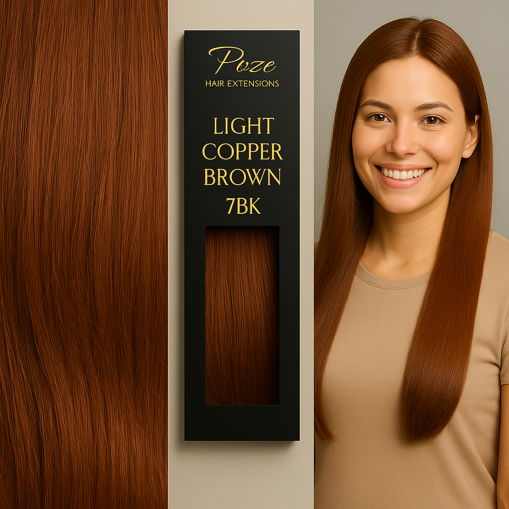 Keratin / Nail Hair Standard - 7BK Lys Kobberbrun