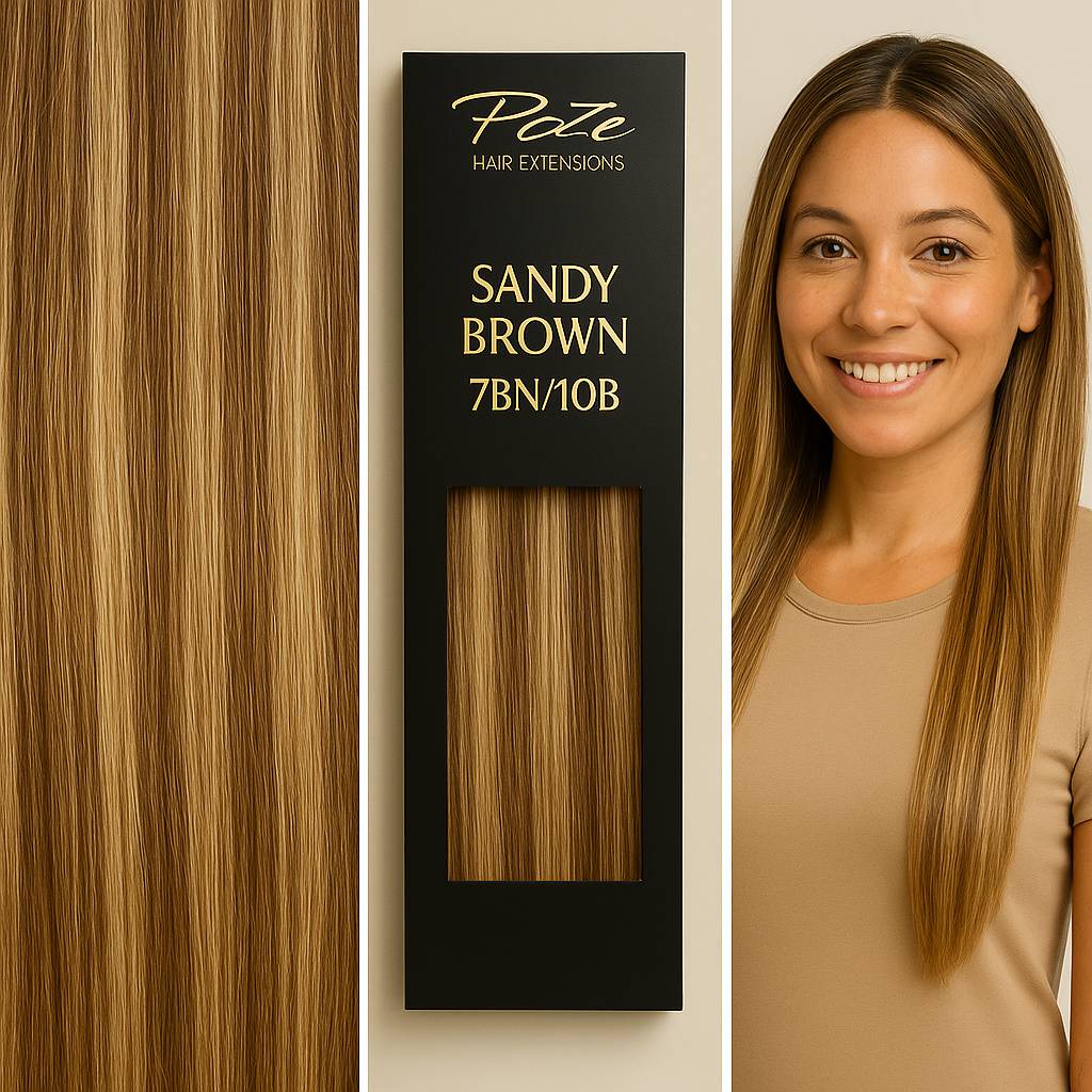 Micro Ring Extensions Standard - 7BN/10B Sandy Brun Blanding