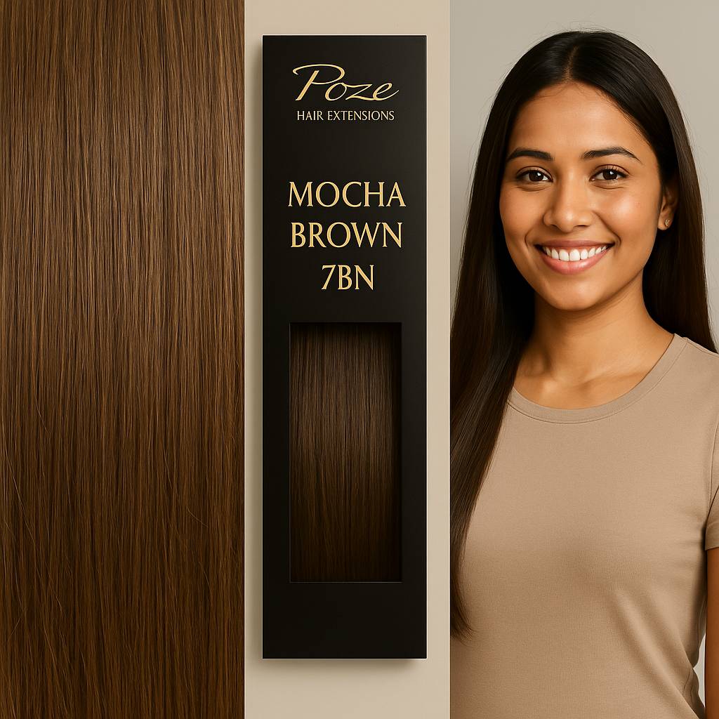 Micro Ring Extensions Premium - 7BN Mokka Brun