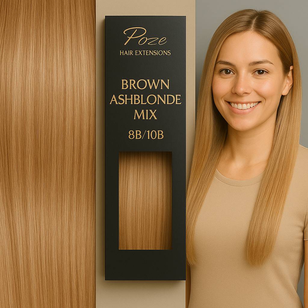 Micro Ring Extensions Standard - 8B/10B Brun Askeblond Blanding